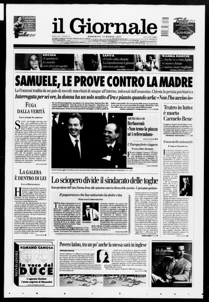 Il giornale : quotidiano del mattino